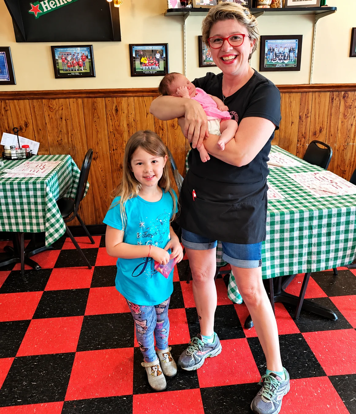 Family at Monty’s Pizzeria