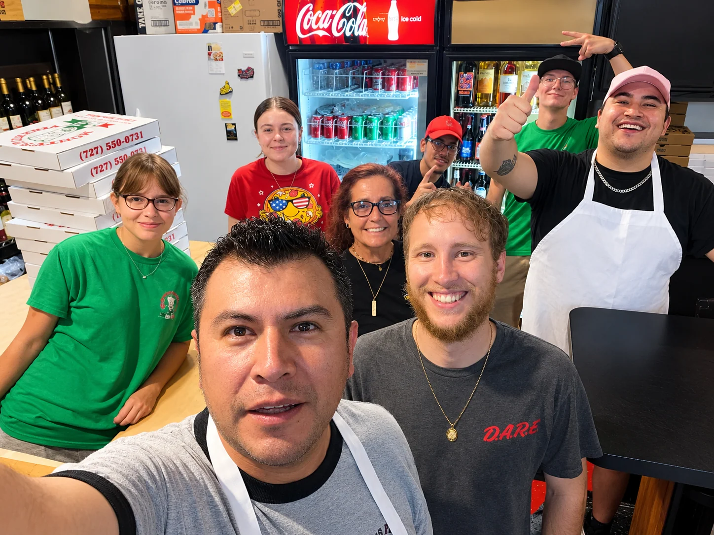 Monty’s staff team